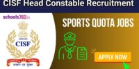 CISF Head Constable Recruitment