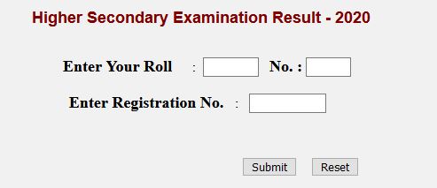 WB HS Results