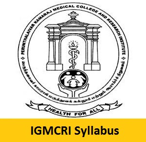 IGMCRI Ward Attendant Syllabus