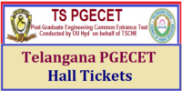 TS PGECET Hall Tickets