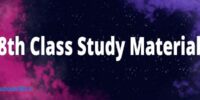 8th class material 1