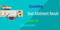 Seat Allotment Result