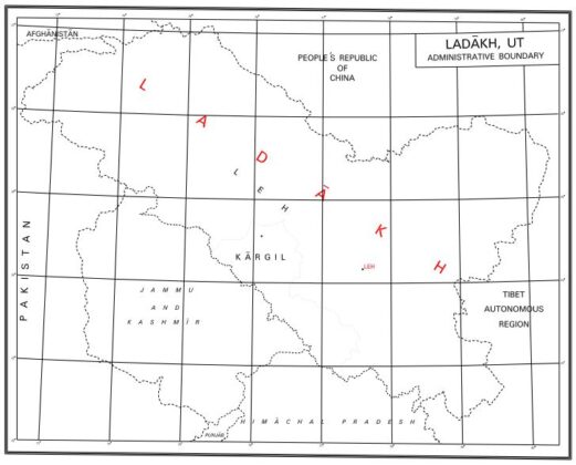 Lasakh UT Map