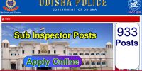Odisha Police SI Recruitment