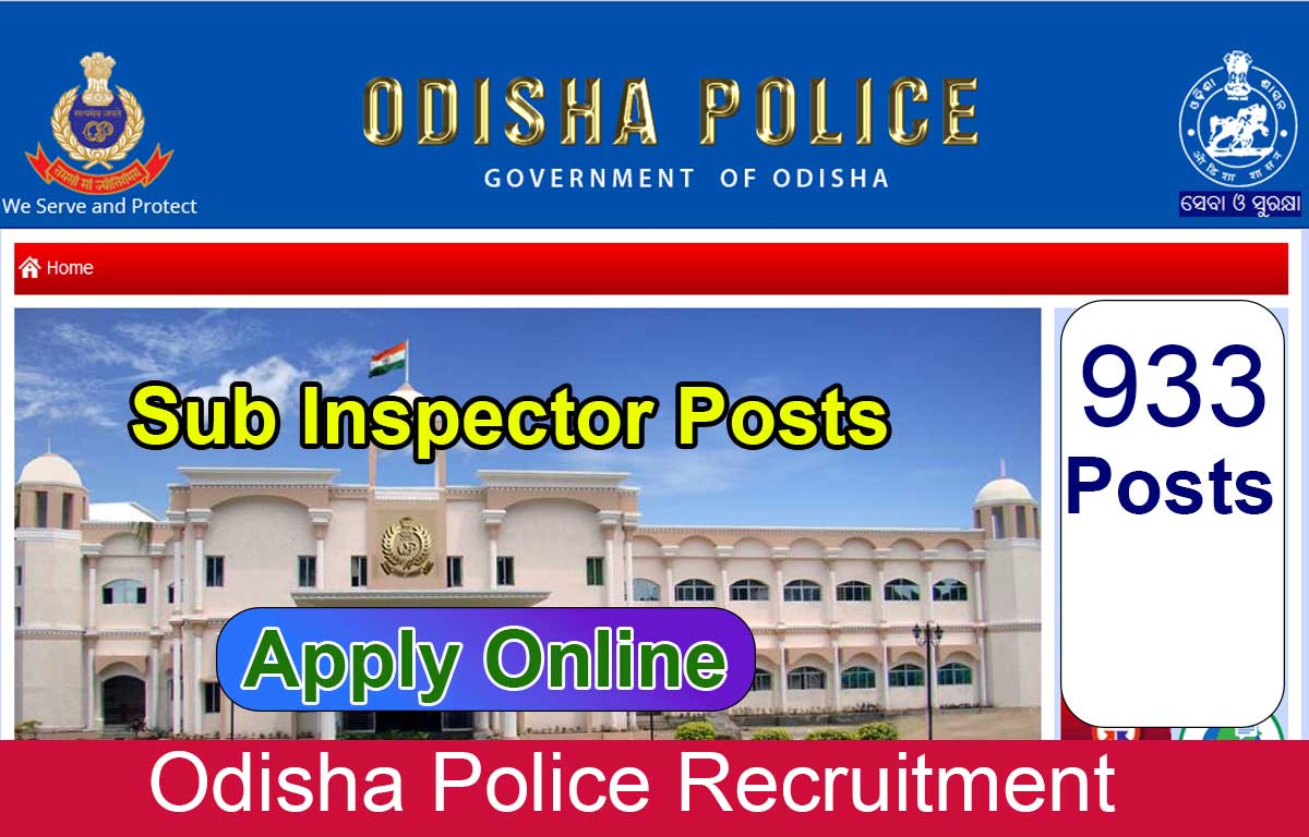 Odisha Police SI Recruitment