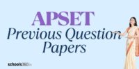 APSET Previous Question Papers