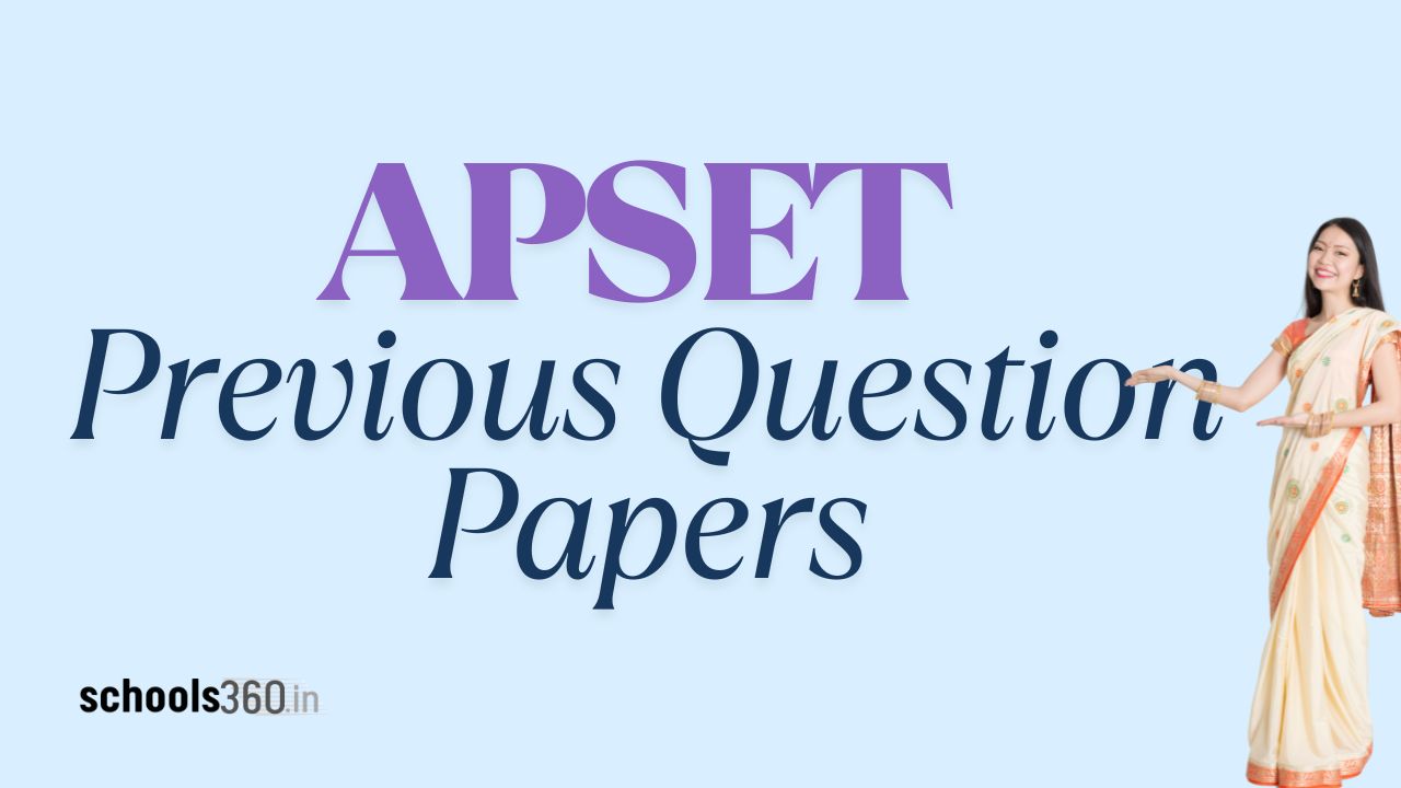 APSET Previous Question Papers