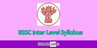 BSSC Inter Level Syllabus