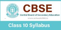 CBSE Class 10 Syllabus