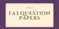 AP FA3 Question Papers