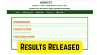 agricet results