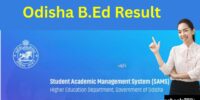 Odisha B.Ed Result