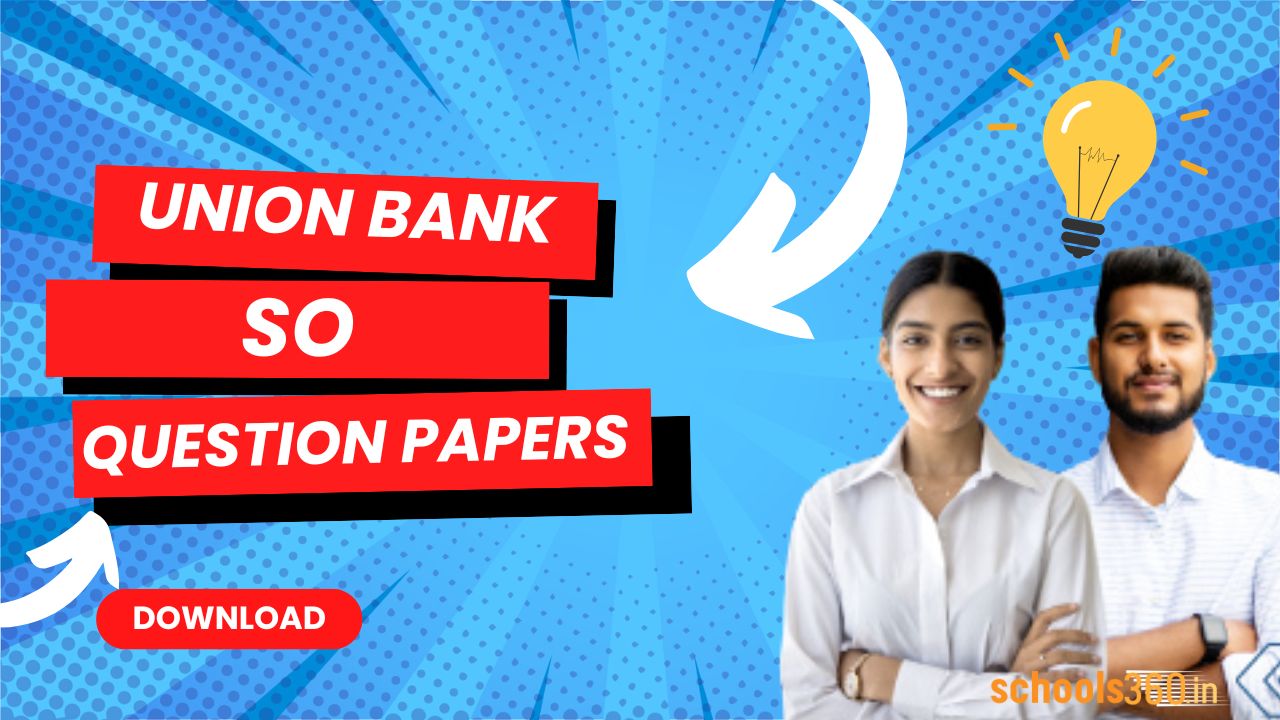 Union Bank of India Specialist Officer Question Papers