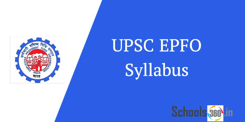 UPSC EPFO Syllabus