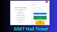 GSET Hall Ticket
