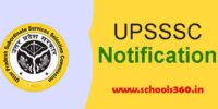 UPSSSC Notification