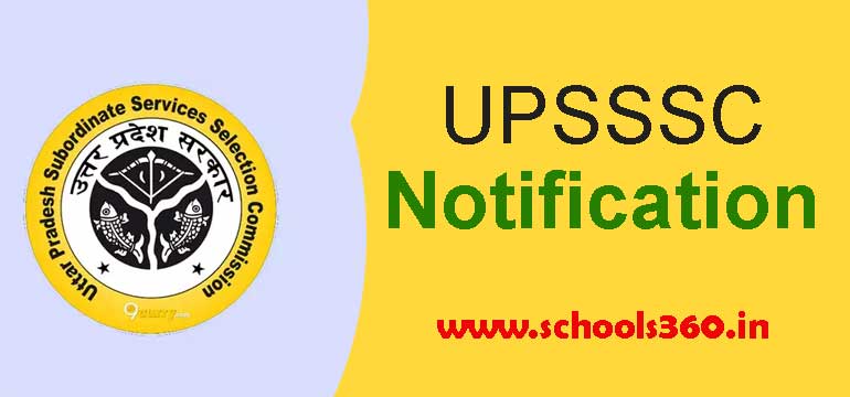UPSSSC Notification