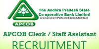 APCOB Clerks / Staff Assistant