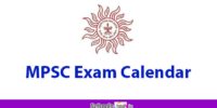 MPSC Exam Calendar