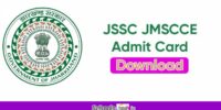 JSSC JMSCCE Admit Card