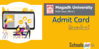 Magadh University Part 2 Admit Card
