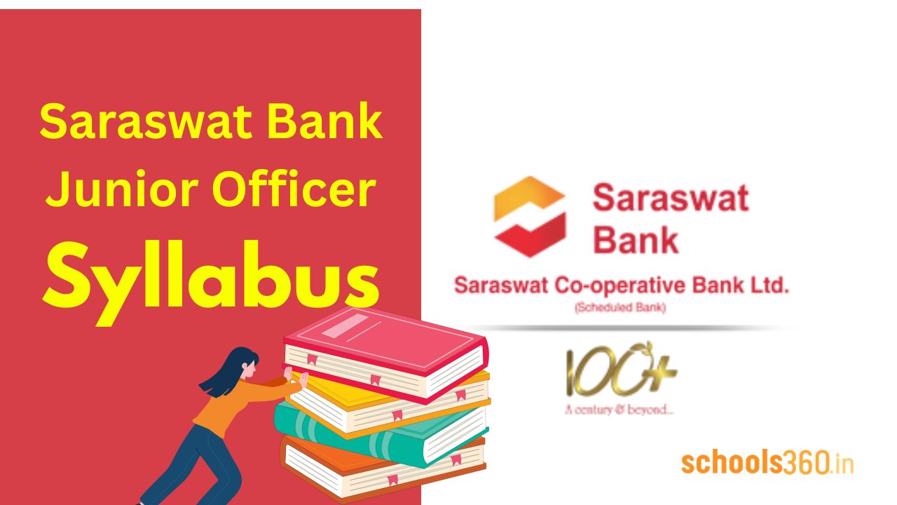 Saraswat Bank Junior Officer Syllabus