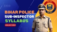Bihar Police SI Exam pattern and syllabus
