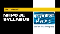 NHPC JE Syllabus