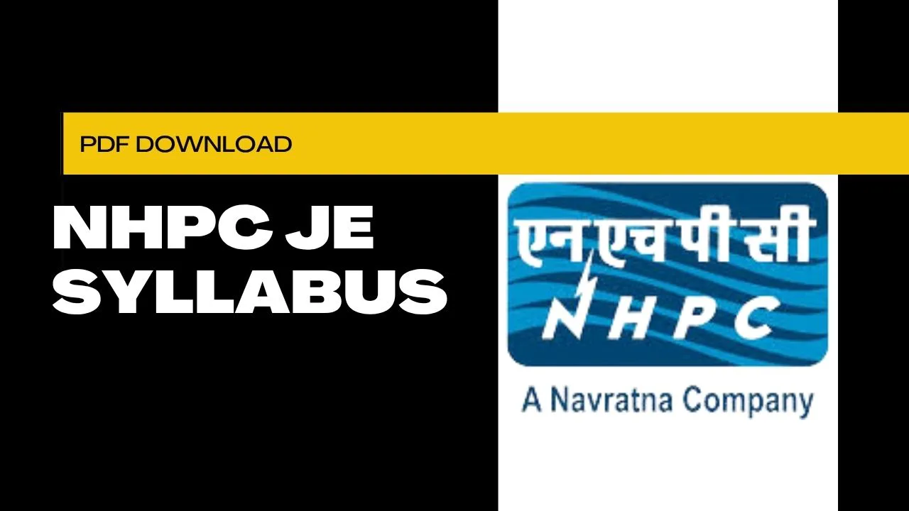 NHPC JE Syllabus