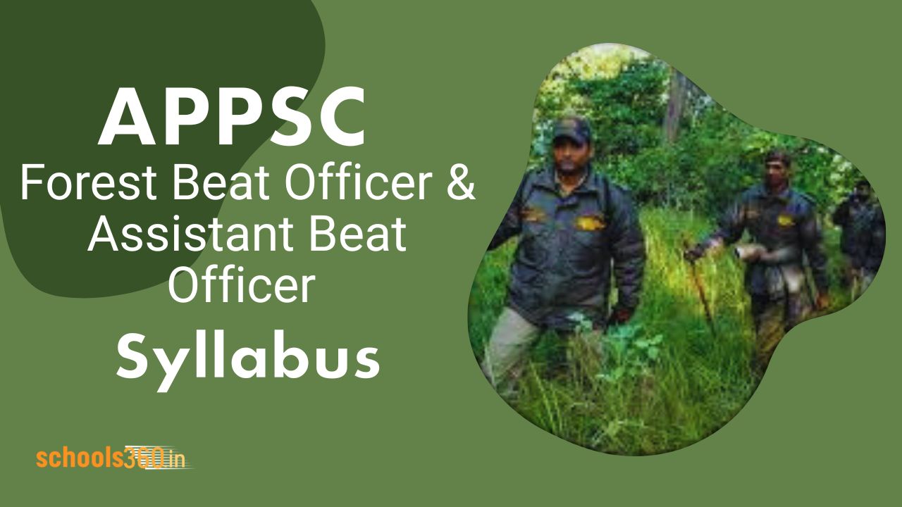 APPSC Forest/ Assistant Beat Officer Syllabus