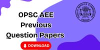 OPSC AEE Previous Question Papers