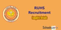 RUHS Recruitment