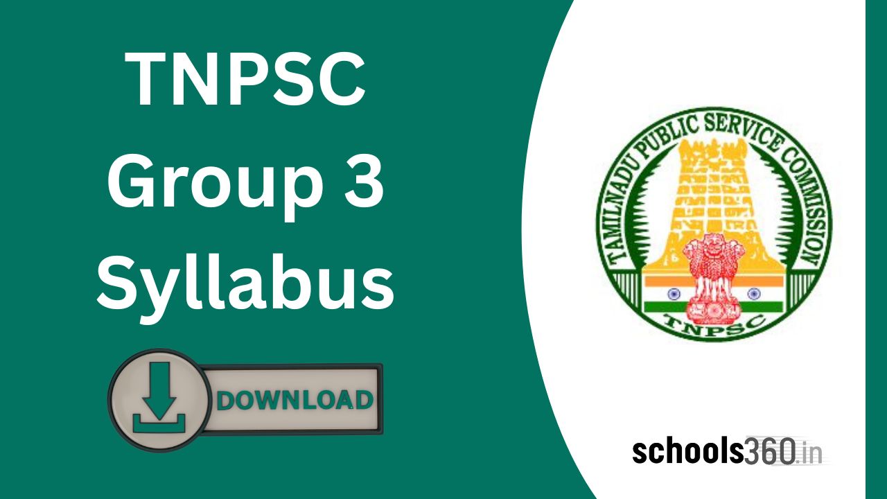 TNPSC Group 3 Syllabus