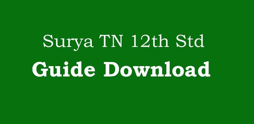 Surya-TN-12th-Std