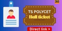TS POLYCET  Hall Ticket