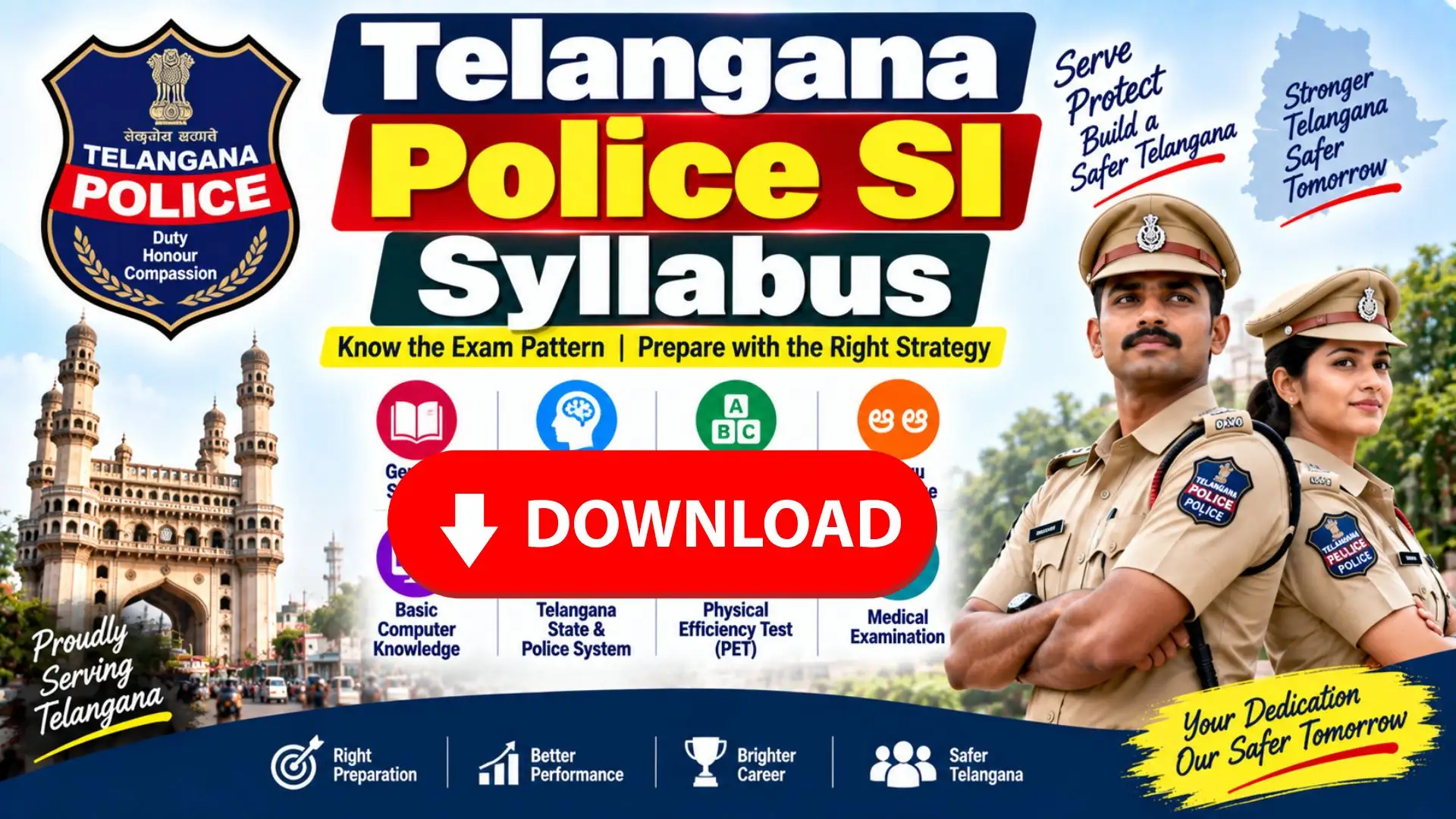 Telangana Police SI Syllabus 2026 Exam Pattern and Study Material PDF 1 Telangana Police SI Syllabus