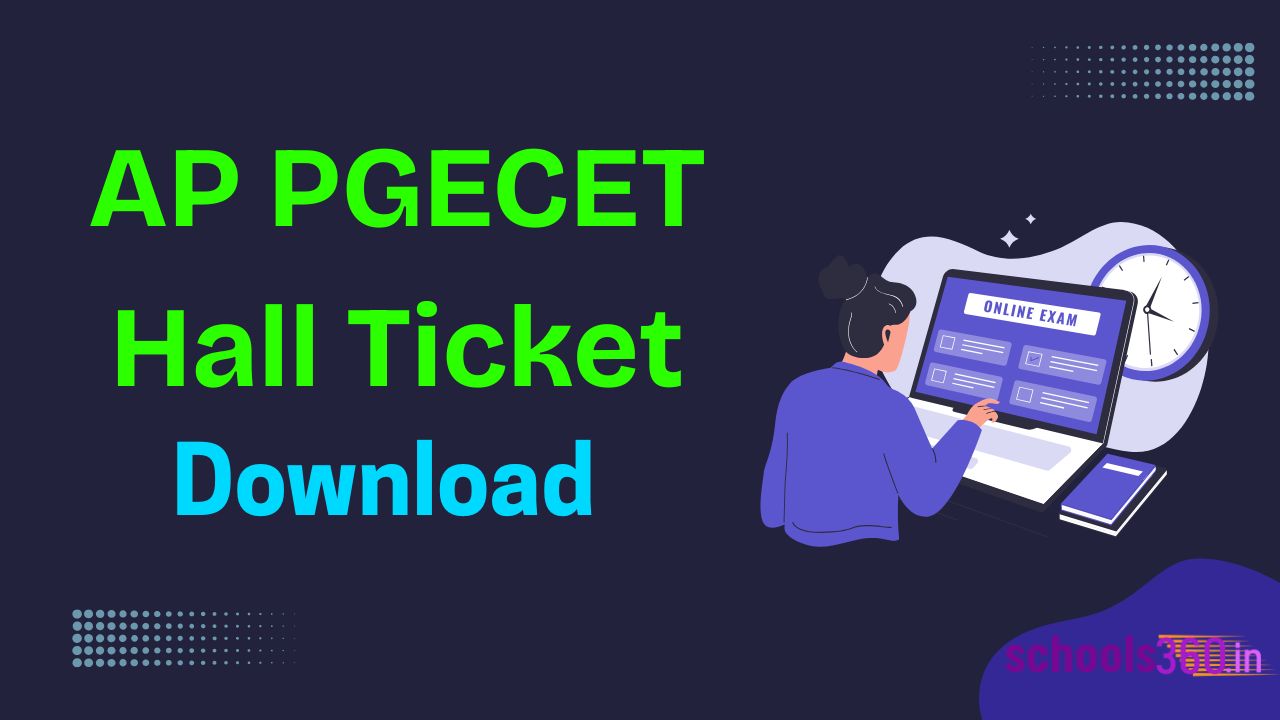 AP PGECET Hall Ticket