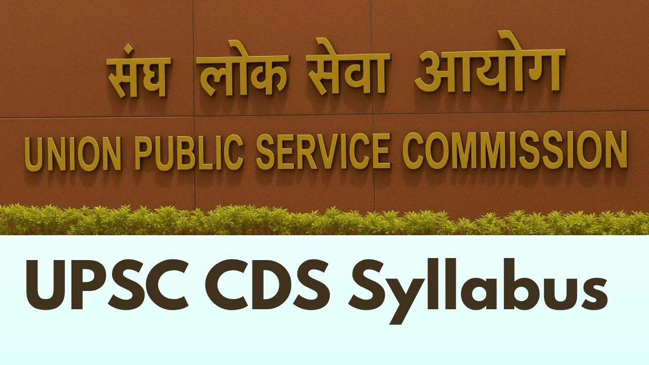 UPSC CDS 2 Syllabus 2026 and Exam Pattern PDF 1 UPSC CDS Syllabus