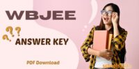 WBJEE Answer Key 2025