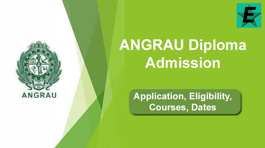 ANGRAU Diploma Admission