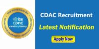 CDAC Recruitment