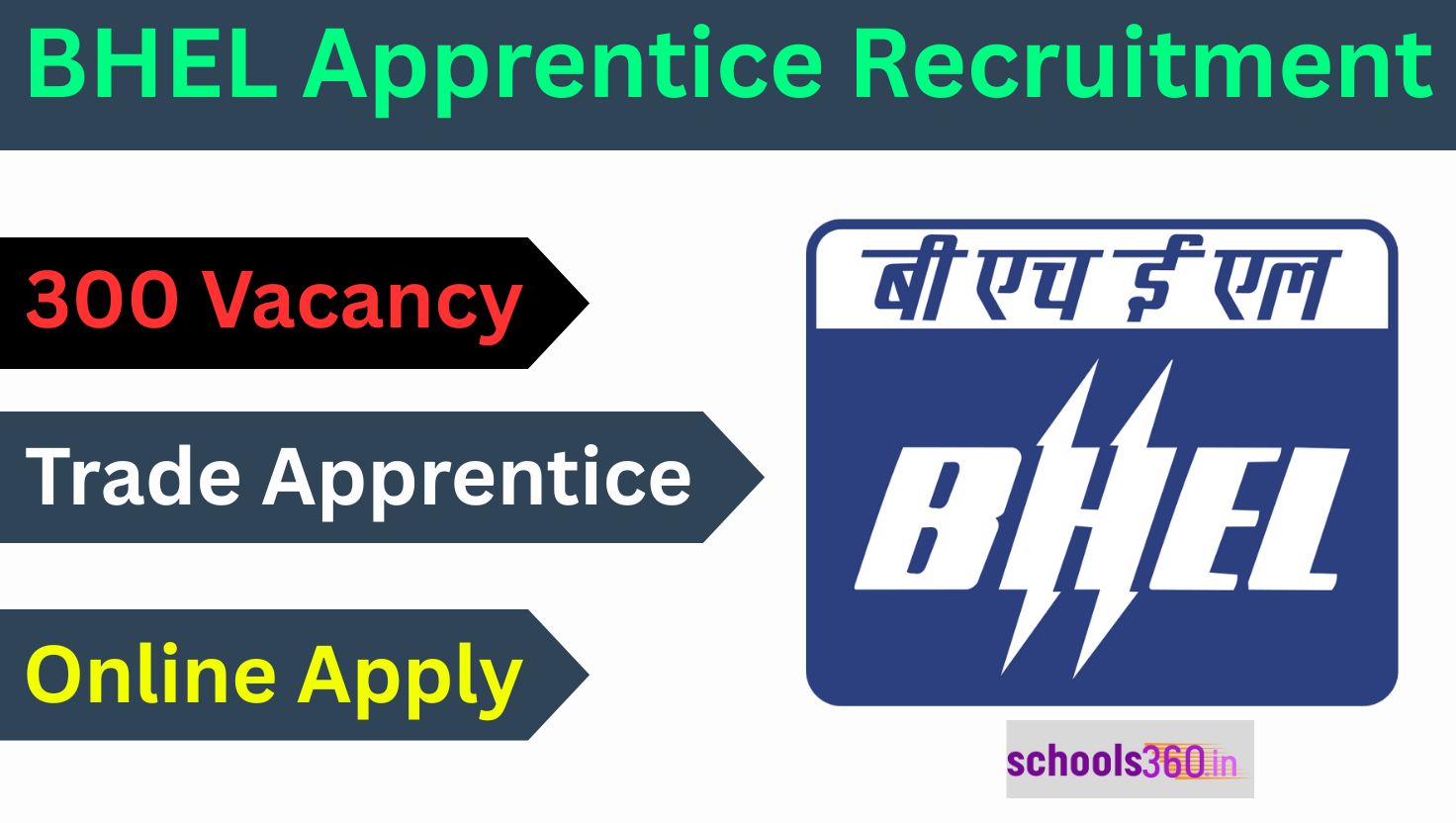 BHEL Apprentice Recruitment