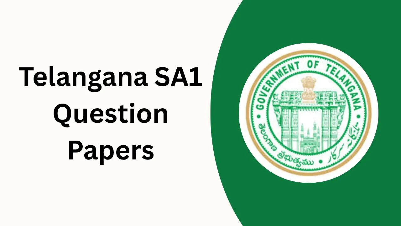 Telangana SA1 Question Papers