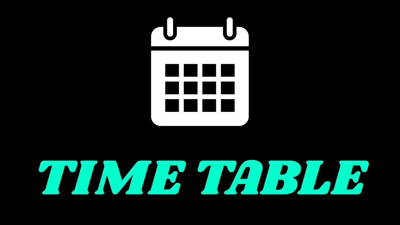 timetable