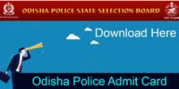 OPRB SI Admit Card 2025 Out, Check Odisha Police Exam Details