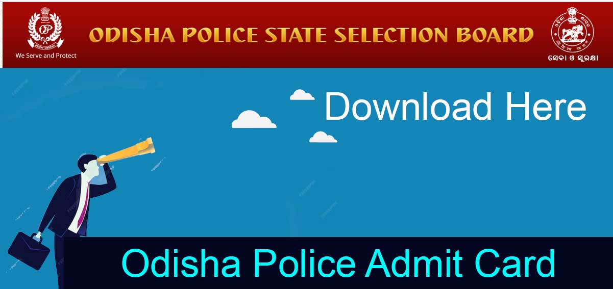 Odisha Police Constable Admit Card