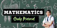 mathematics study material