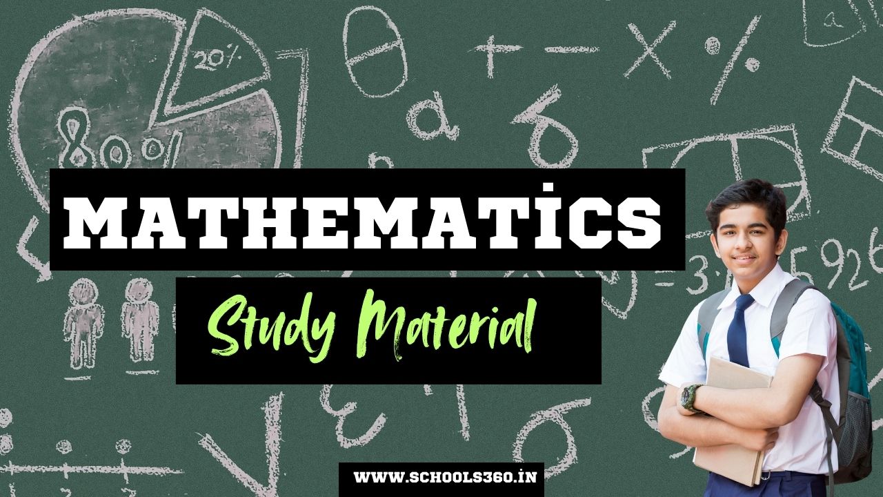 mathematics study material