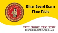 Bihar Board Exam Time Table