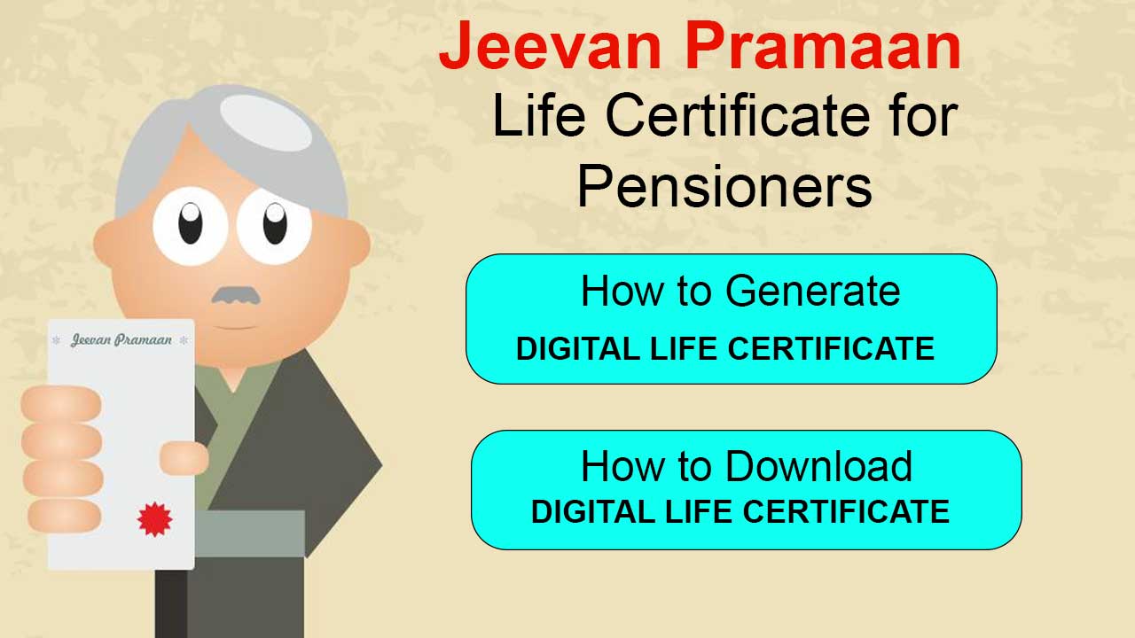 Jeevan Pramaan. Digital Life Certificate for Pensioners